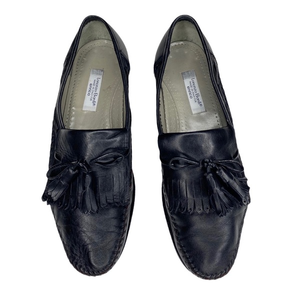 Lorenzo Banfi Other - Lorenzo Banfi ✦ Pinch Tassel Dress Shoe Loafers ✦ Black Leather ✦ Size 11